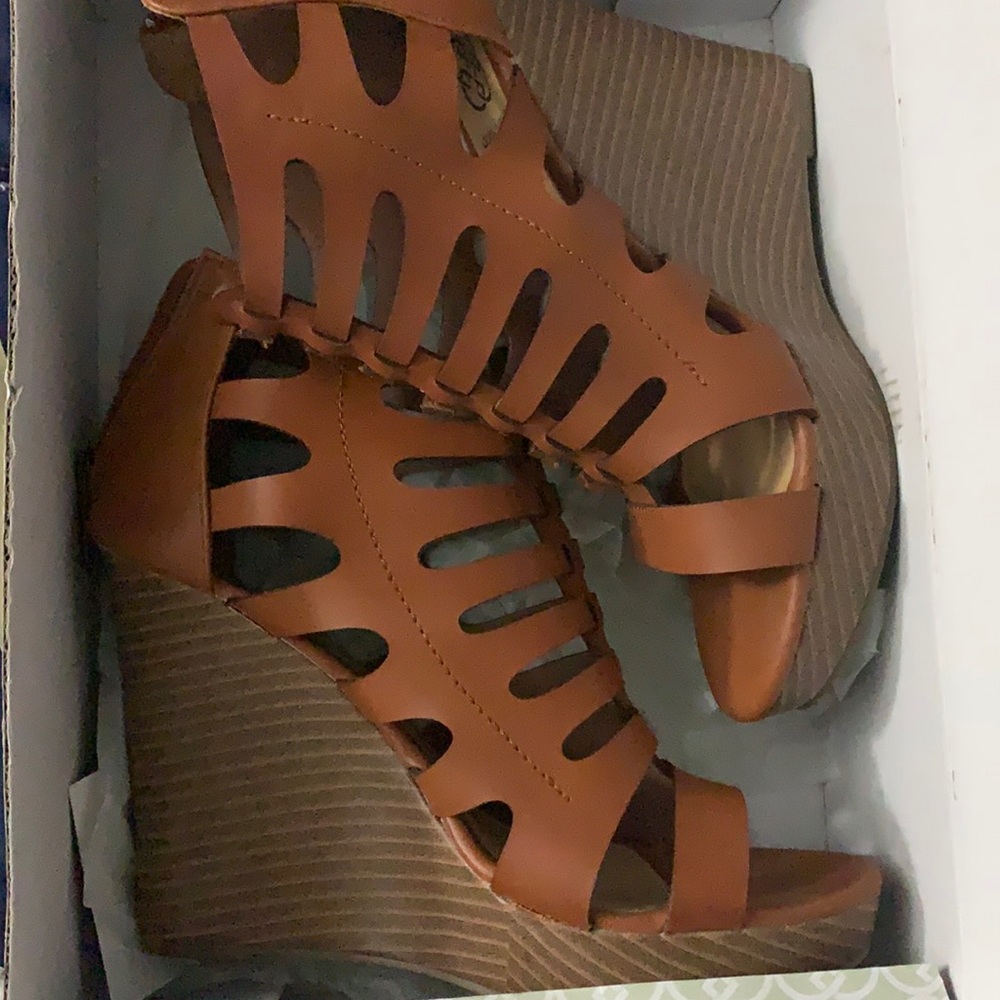 New wedge sandal.